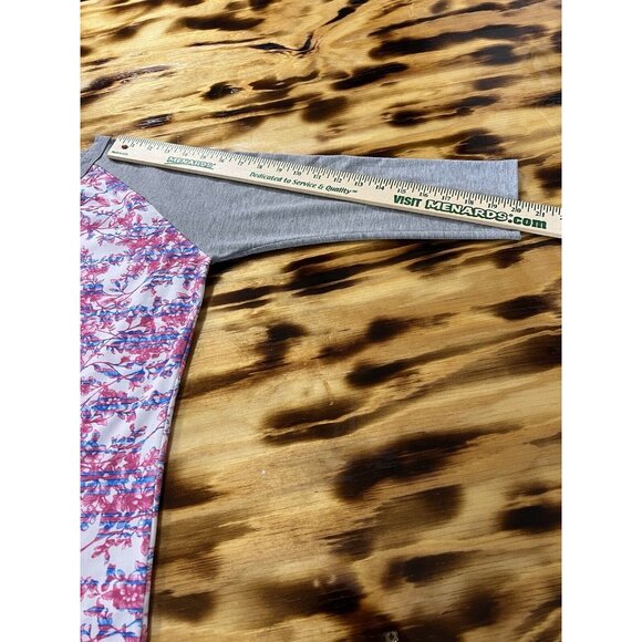 LuLaRoe Floral Pattern Size XS polyester/spandex Preppy Casual Comfy - Picture 8 of 9